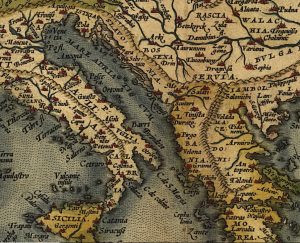 Europae, Abraham Ortelius (1572) - fragment